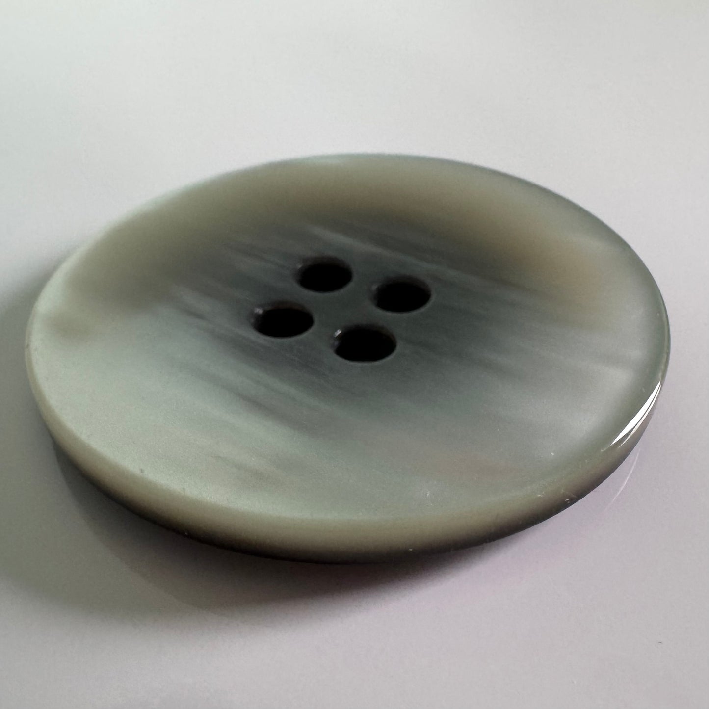 Large Mother of Pearl Effect Button 49mm